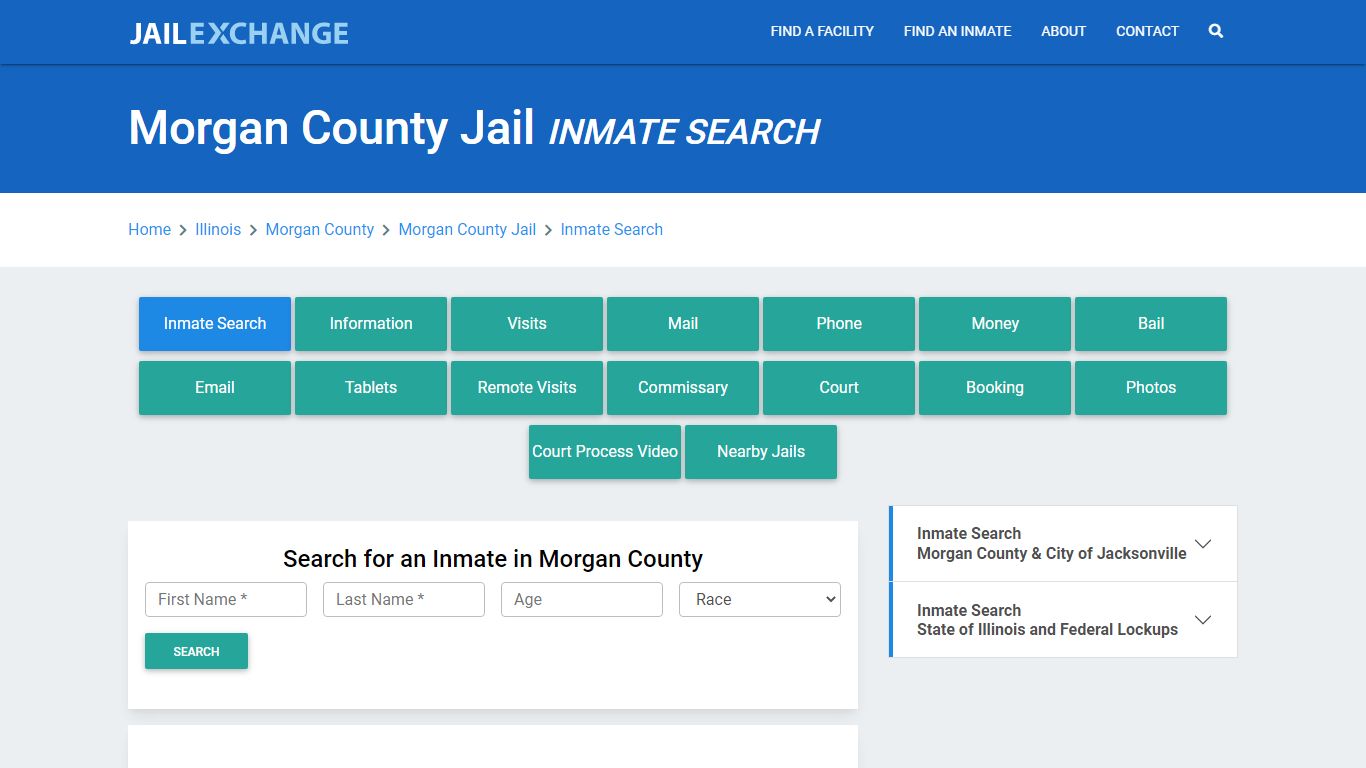 Morgan County Jail, IL Inmate Search: Roster & Mugshots - Jail Exchange