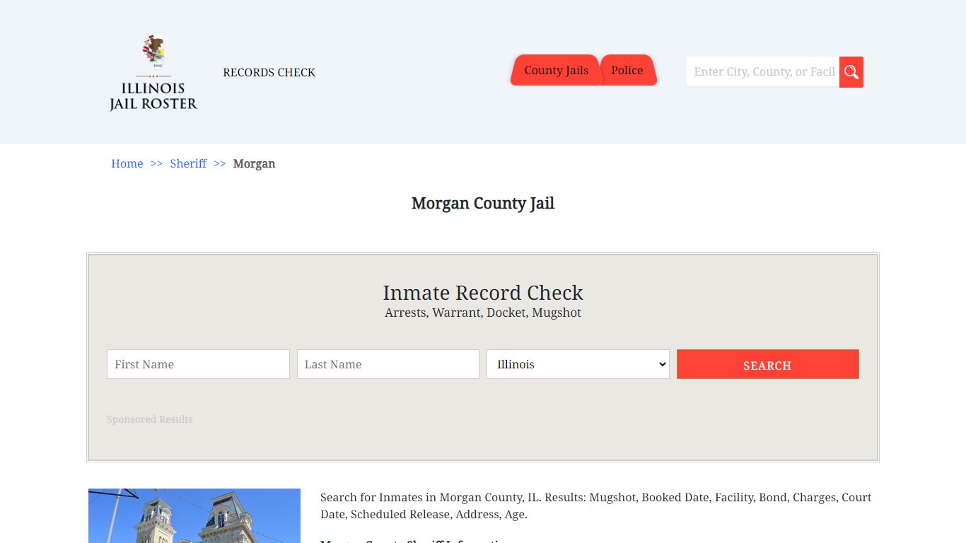 Morgan County Jail - Jail Roster Search