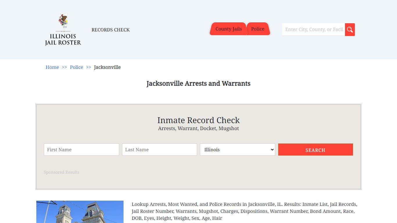 Jacksonville Arrests and Warrants | Jail Roster Search